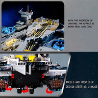 Thumbnail for Building Blocks Super Hero MOC Motorized RC SHIELD Helicarrier Bricks Toy EU Construction Set Toys - 8