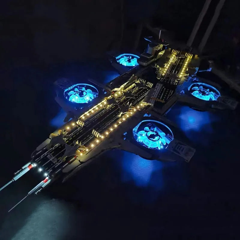 Building Blocks Super Hero MOC Motorized RC SHIELD Helicarrier Bricks Toy EU Construction Set Toys - 12