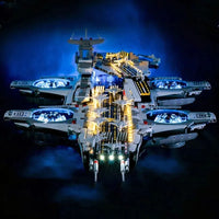 Thumbnail for Building Blocks Super Hero MOC Motorized RC SHIELD Helicarrier Bricks Toy EU Construction Set Toys - 13