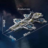 Thumbnail for Building Blocks Super Hero MOC Motorized RC SHIELD Helicarrier Bricks Toy EU Construction Set Toys - 9