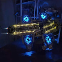Thumbnail for Building Blocks MOC Super Hero Motorized SHIELD RC Helicarrier Bricks Toy - 11