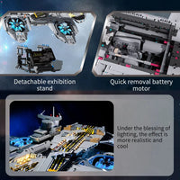 Thumbnail for Building Blocks MOC Super Hero Motorized SHIELD RC Helicarrier Bricks Toy - 6