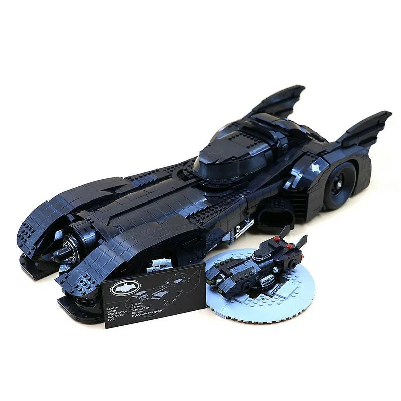 Building Blocks MOC Super Hero UCS Batman 1989 Batmobile Car Bricks Toy 59005 - 1