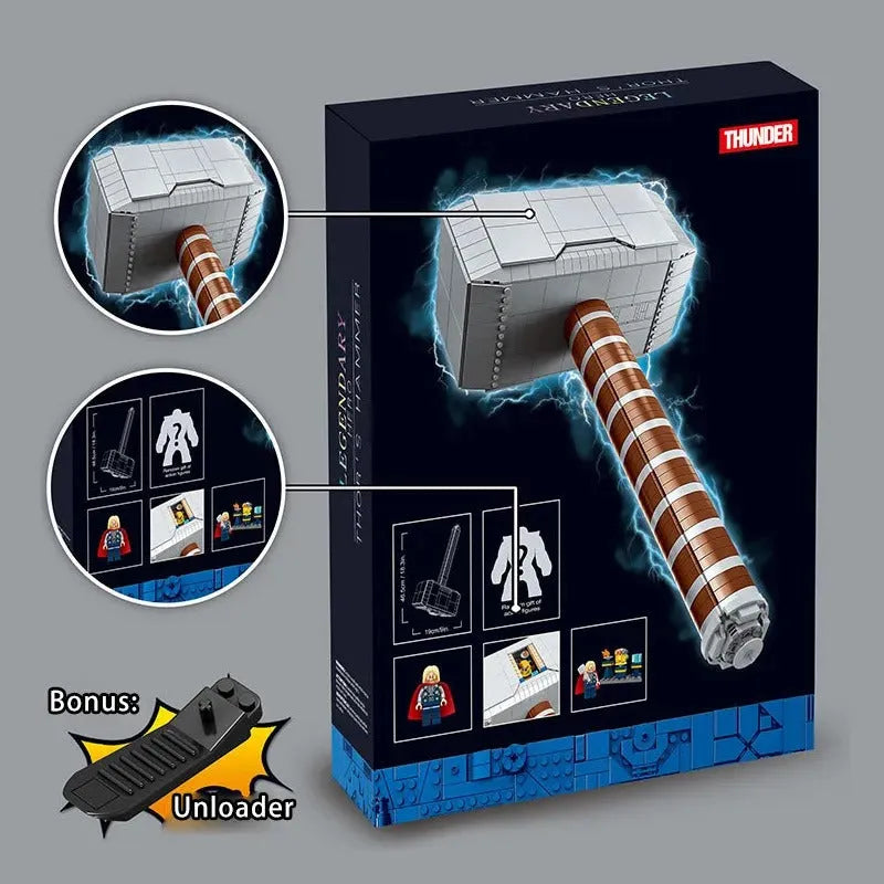 Building Blocks Super Heroes MOC 2013 Marvel Thor’s Hammer Bricks Toys - 4
