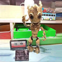 Thumbnail for Building Blocks Super Heroes MOC 2014 Marvel Movie I am Groot Bricks Toy - 3