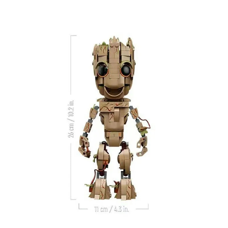 Building Blocks Super Heroes MOC 2014 Marvel Movie I am Groot Bricks Toy - 4