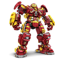 Thumbnail for Building Blocks MOC Super Heroes Marvel Iron Hero Warrior Robot Bricks Toy - 1