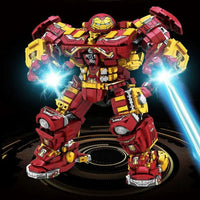 Thumbnail for Building Blocks MOC Super Heroes Marvel Iron Hero Warrior Robot Bricks Toy - 4