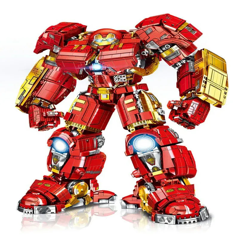 Building Blocks MOC Super Iron Hero Avengers Hulkbusters 2098 Bricks Toys - 1