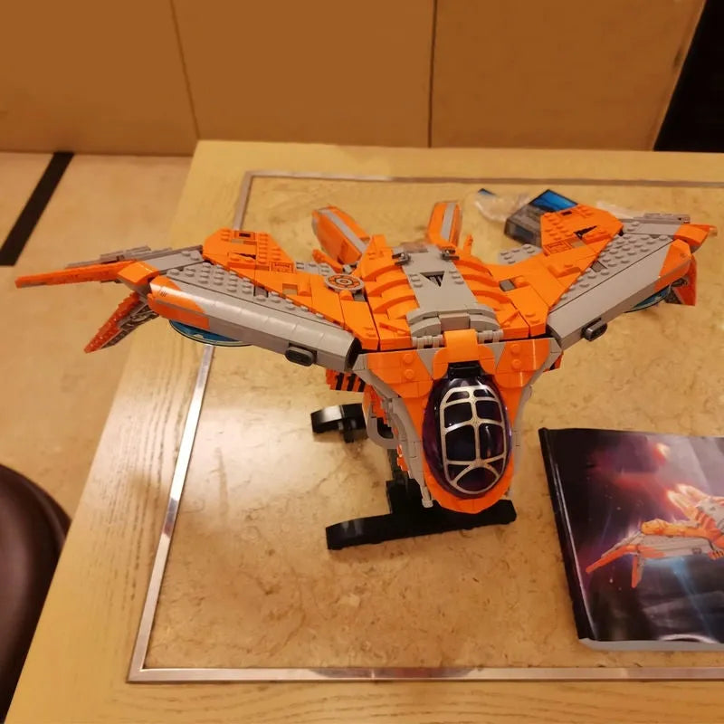 Building Blocks MOC Superheroes Avengers Guardians Ship Bricks Toys Construction Set Toys - 2