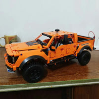 Thumbnail for Building Blocks Tech MOC A55355 Ford F-150 Raptor Pickup Truck Bricks Toy Construction Set Toys - 3