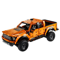 Thumbnail for Building Blocks Tech MOC A55355 Ford F - 150 Raptor Pickup Truck Bricks Toy - 1