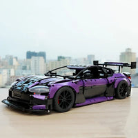 Thumbnail for Building Blocks Tech MOC Aston Vantage GT3 Concept Sports Car Bricks Toy Construction Set Toys - 5