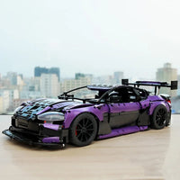 Thumbnail for Building Blocks Tech MOC Aston Vantage GT3 Concept Sports Car Bricks Toy - 5