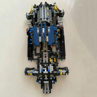 Thumbnail for Building Blocks Tech MOC Bugatti Chiron Racing Car Bricks Toys - 19