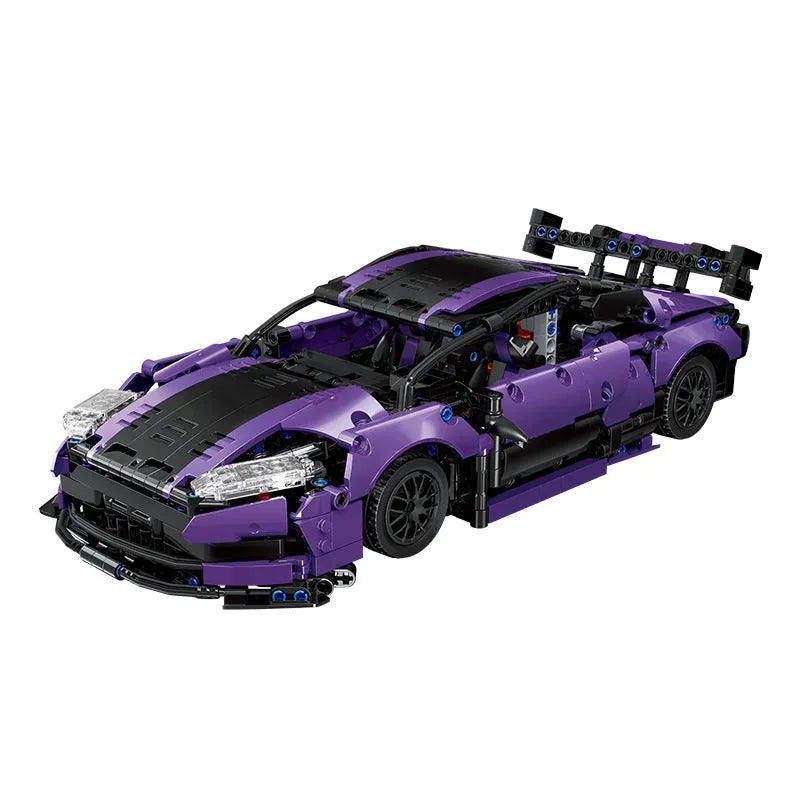 Building Blocks Tech MOC C011 Vantage GT3 Concept Racing Sports Car Bricks Toys - 3