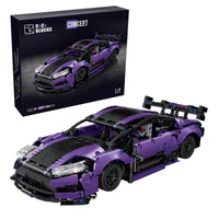 Thumbnail for Building Blocks Tech MOC C011 Vantage GT3 Concept Racing Sports Car Bricks Toys Construction Set Toys - 1