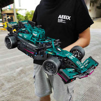 Thumbnail for Building Blocks Tech MOC Concept F1 Formula Racing Car Bricks Toy C014 - 5