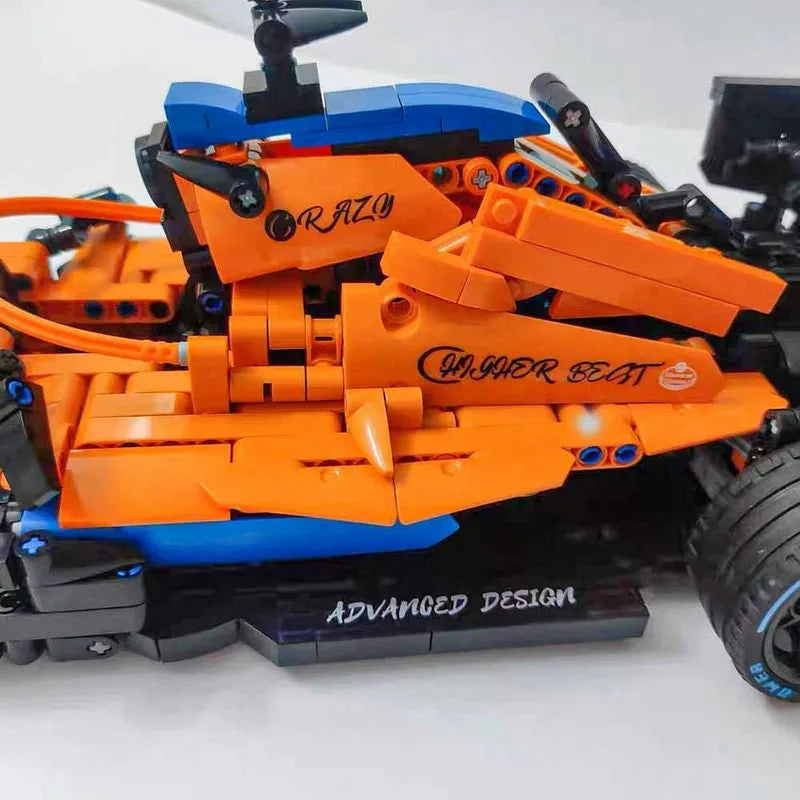 Building Blocks Tech MOC Concept F1 Formula Racing Car Bricks Toy C016 Construction Set Toys - 11