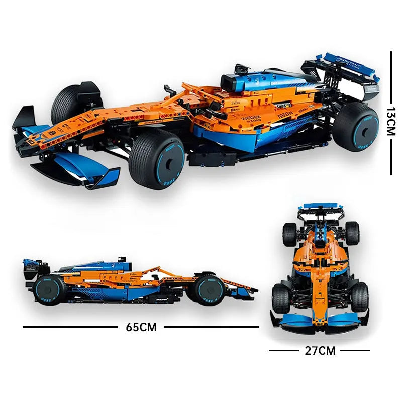 F1 Bricks Rc Tech MOC Concept F1 Formula Racing Car Building Blocks