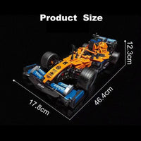 Thumbnail for Building Blocks Tech MOC Concept F1 Formula Racing Car Bricks Toy C016 - 9