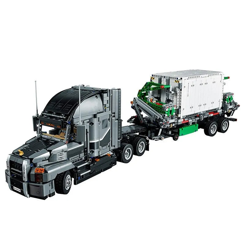 Building Blocks Tech MOC Creator City Garbage Truck Bricks Toys - 2