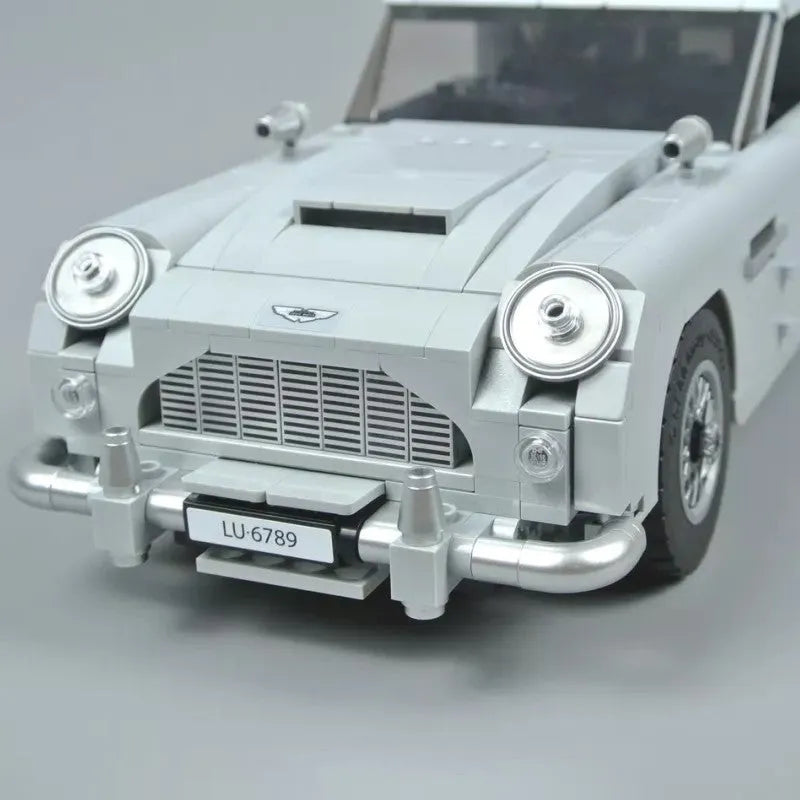 Building Blocks Tech Expert MOC Aston Martin DB5 Classic Car Bricks Toy Construction Set Toys - 8