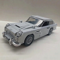 Thumbnail for Building Blocks Tech Expert MOC Aston Martin DB5 Classic Car Bricks Toy Construction Set Toys - 5