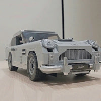 Thumbnail for Building Blocks Tech Expert MOC Aston Martin DB5 Classic Car Bricks Toy Construction Set Toys - 7