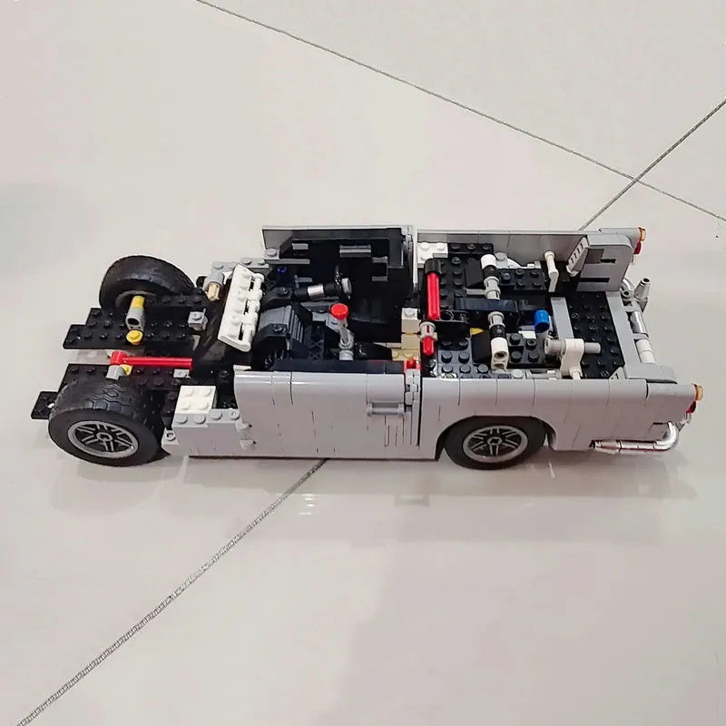 Building Blocks Tech Expert MOC Aston Martin DB5 Classic Car Bricks Toy - 13