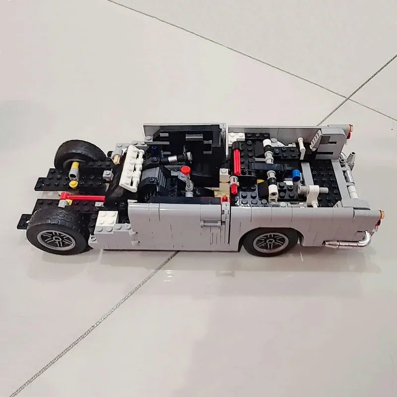 Building Blocks Tech Expert MOC Aston Martin DB5 Classic Car Bricks Toy Construction Set Toys - 13