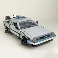 Thumbnail for Building Blocks MOC Tech Experts DeLorean DMC - 12 Back To The Future Car Bricks Toy - 6