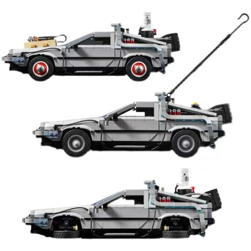 Building Blocks MOC Tech Experts DeLorean DMC - 12 Back To The Future Car Bricks Toy - 3