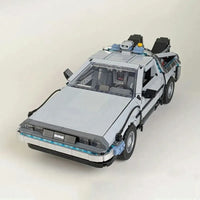 Thumbnail for Building Blocks MOC Tech Experts DeLorean DMC - 12 Back To The Future Car Bricks Toy - 10