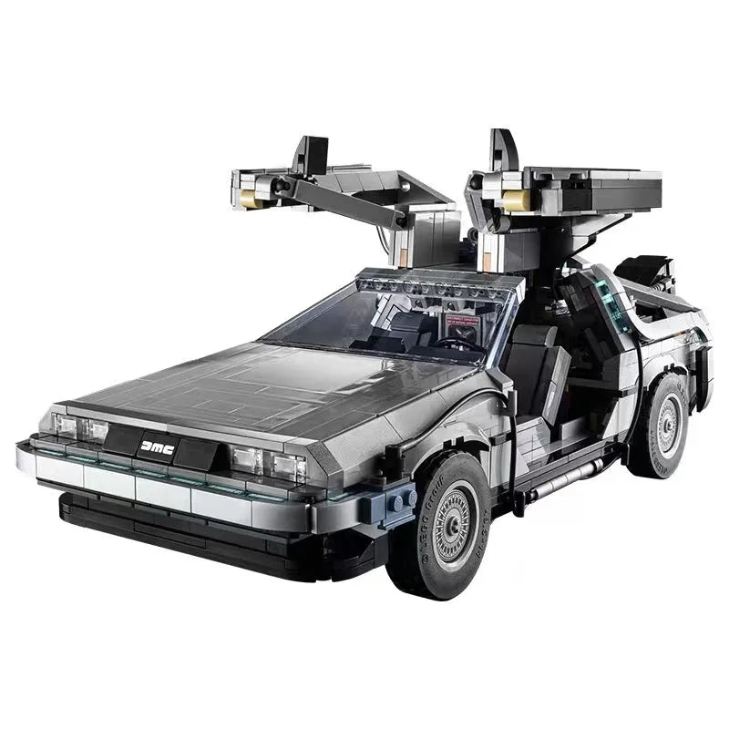 Building Blocks MOC Tech Experts DeLorean DMC - 12 Back To The Future Car Bricks Toy - 2