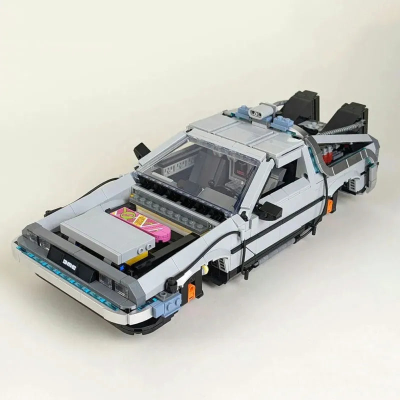 Building Blocks MOC Tech Experts DeLorean DMC-12 Back To The Future Car Bricks Toy - 9