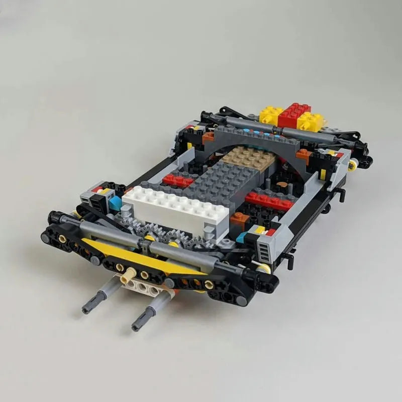 Building Blocks MOC Tech Experts DeLorean DMC - 12 Back To The Future Car Bricks Toy - 7