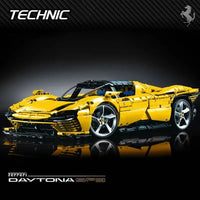 Thumbnail for Building Blocks Tech MOC Ferrari Daytona SP3 Hyper Racing Car Bricks Toy 43143 - 3