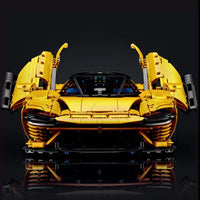 Thumbnail for Building Blocks Tech MOC Ferrari Daytona SP3 Hyper Racing Car Bricks Toy 43143 - 7