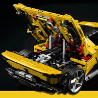 Thumbnail for Building Blocks Tech MOC Ferrari Daytona SP3 Hyper Racing Car Bricks Toy 43143 - 6