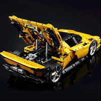 Thumbnail for Building Blocks Tech MOC Ferrari Daytona SP3 Hyper Racing Car Bricks Toy 43143 - 8