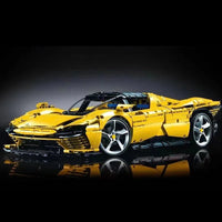 Thumbnail for Building Blocks Tech MOC Ferrari Daytona SP3 Hyper Racing Car Bricks Toy 43143 - 1