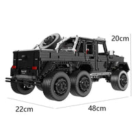 Thumbnail for Building Blocks Tech MOC J901 Off-Road LAND CRUISER AMG SUV Bricks Toy - 4