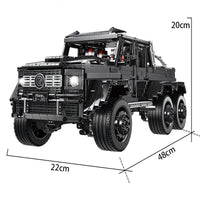 Thumbnail for Building Blocks Tech MOC J901 Off-Road LAND CRUISER AMG SUV Bricks Toy - 6