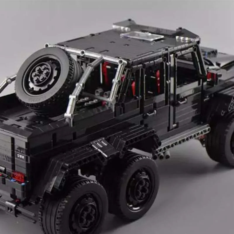 Building Blocks Tech MOC J901 Off-Road LAND CRUISER AMG SUV Bricks Toy - 12