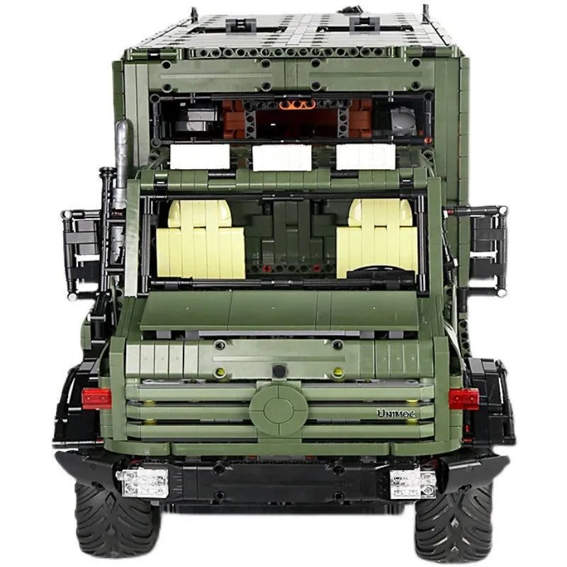 Building Blocks Tech MOC J907 Off-Road Unimog RV Truck Bricks Toys - 5