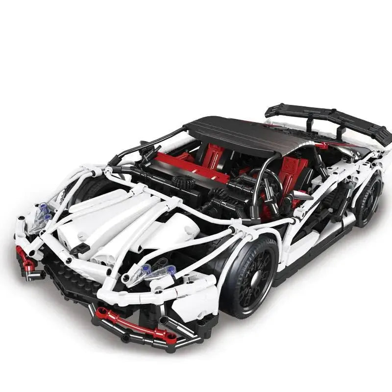 Building Blocks Tech MOC Lambo Aventador LP 720 Sports Car Bricks Toy 93004 Construction Set Toys - 1