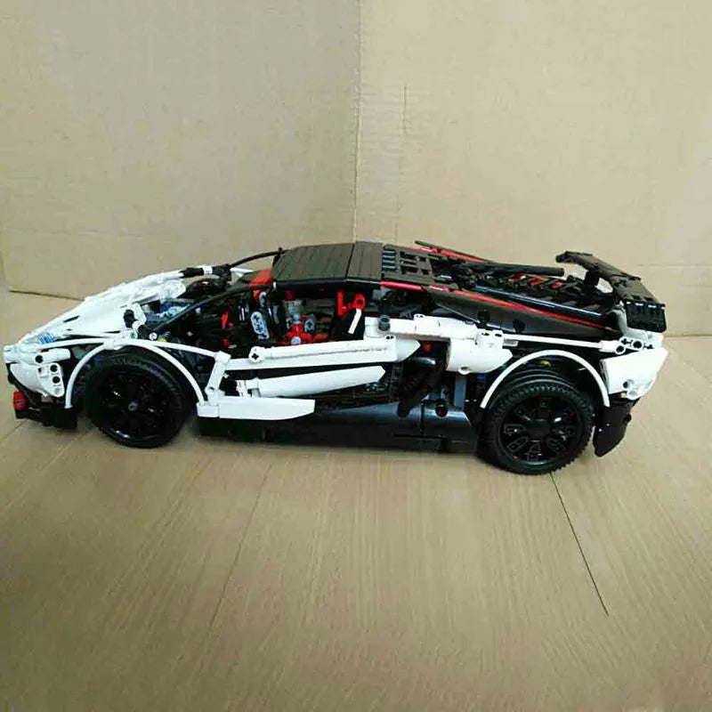Building Blocks Tech MOC Lambo Aventador LP 720 Sports Car Bricks Toy 93004 Construction Set Toys - 6