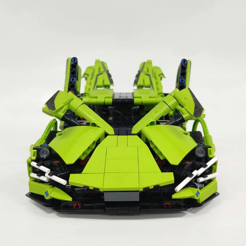 Building Blocks Tech MOC Lambo FKP37 Bull Racing Car Bricks Toy DB0088 Construction Set Toys - 9
