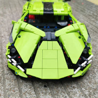 Thumbnail for Building Blocks Tech MOC Lambo FKP37 Bull Racing Car Bricks Toy DB0088 - 34